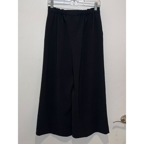 Babaton Aritzia  Black High Rise  Wide-Leg Culottes Pants Size 4 Womens - Picture 4 of 10